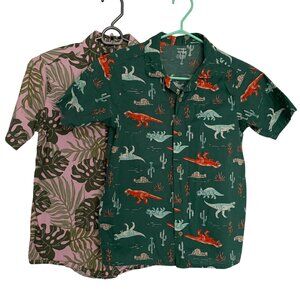 Boys Cotton Shirts (2) Size L (10-12)